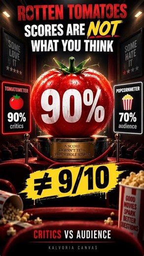 Rotten Tomatoes Scores Are NOT What You Think 🍅 #RottenTomatoes #Tomatometer #MovieReviews #Movies