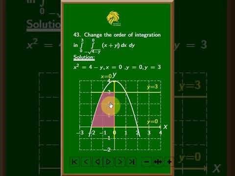 "Double Integral |Fast Explanation" #maths #calculus