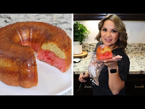 Impossible Strawberry Flan Moist Cake Recipe Pastel Imposible de Fresa
