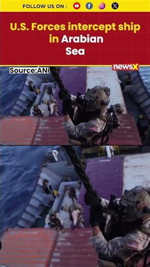 CENTCOM Releases Video After U.S. Navy Boards Ship in Arabian Sea Operation