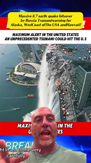 Massive 8.7 earthquake coming out of Russia tsunami warnings are in effect for Alaska for Hawaii and for the entire West Coast of the United States of America. Please take precautions if you can’t get factual information from your local networks do not worry about being inconvenienced please search for higher ground, especially if you’re residing on the coast.