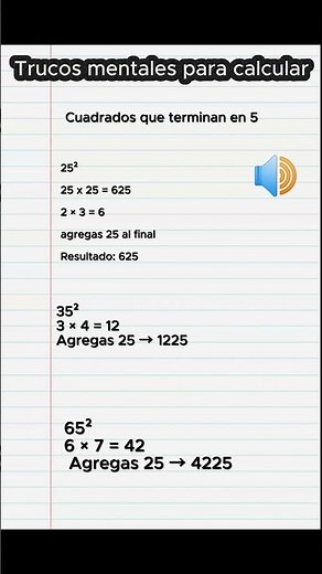 Calculos mentales Potencias