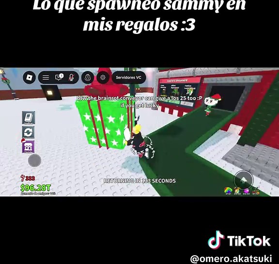Que les dió Sammy en los regalos a ustedes :3 #roblox #sab #stealabrainot #robloxfyp #adminabuse