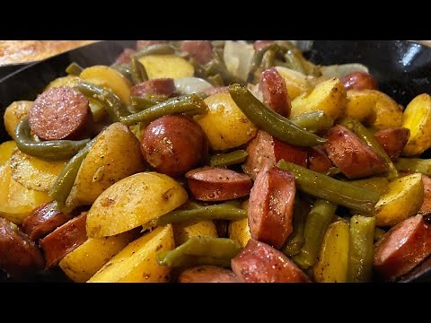 How To Make Green Beans Potatoes And Sausage Bake