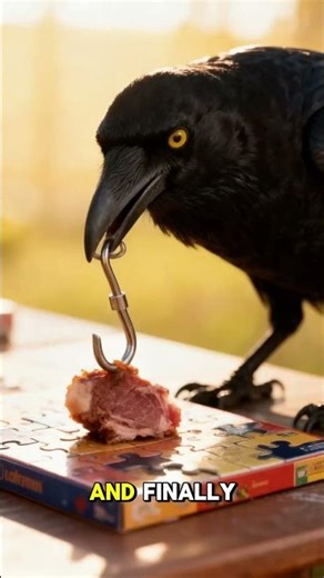 A Crow Solved a Puzzle It Had Never Seen 😳