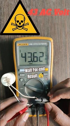 Ac Voltage ⚡ Testing by digital Multimeter