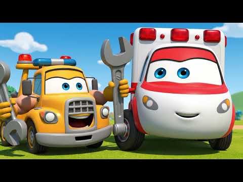 🚨🚍 Happy Vehicles in the City! | Funny Cartoon Cars, Trucks & Buses