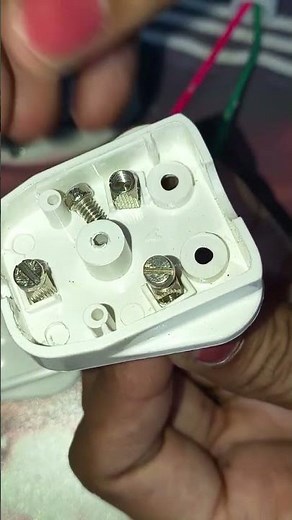 How to connect the wire in 3 pin plug #plug#wire#3pinplug#connect#electronicmusic