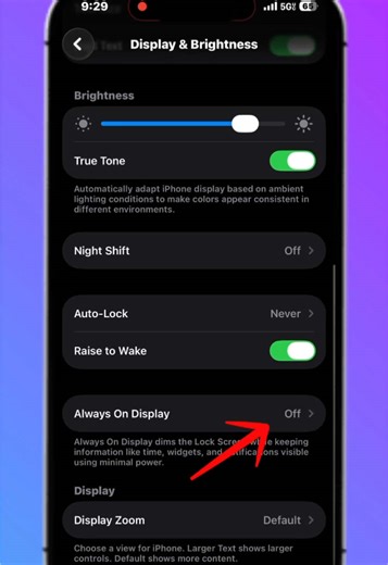 How to Activate Always On Display on iPhone