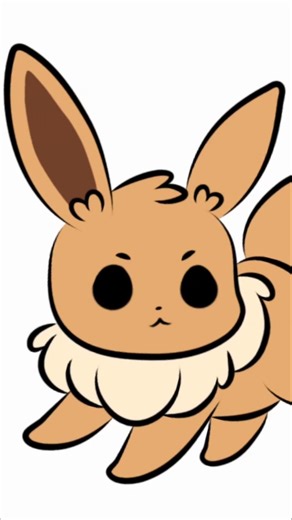 eevee chibi 🤎💮#eevee #eeveelution #pokemon #chibiart #eeveepokemon