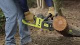 RYOBI 14 in. 40V Brushless Lithium-Ion Battery Chainsaw 1.5 Ah Battery and Charger Included RY40511