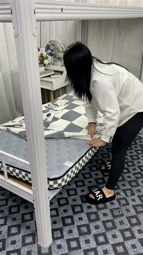 Student Dormitory Bedding #Zip-Loop Milk Fleece Three-Piece Bedding Set...