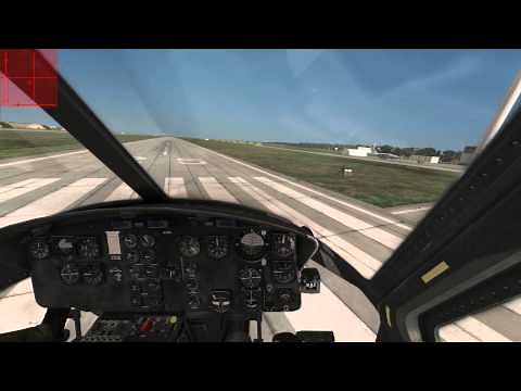 DCS UH1 Huey Startup - Taxi - Takeoff - Landing
