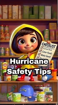 Hurricane Safety Guide for Kids 🌪️ Learn How to Stay Safe in a Storm! Animated Cartoon Explainer