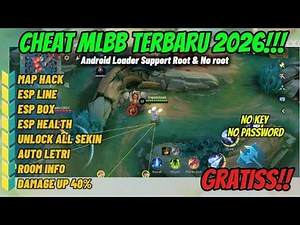 CHEAT ML TERBARU 2026 | MOD MENU UNLOCK ALL SKIN NO KEY MOBILE LEGENDS | ANTI BANNED NO PASSWORD