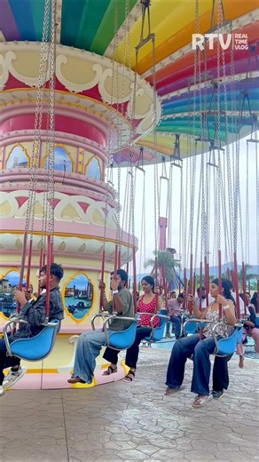 Flying Carousel 🎠 Wet N Joy Amusement Park #shorts #amusementpark