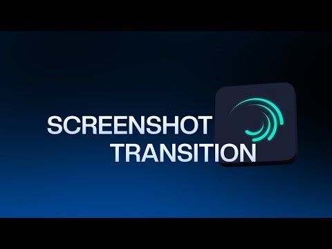 How to make Easy 1:1 Screenshot Transition in Alight Motion | Tutorial
