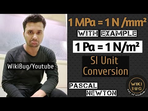 Converter Mpa to N/mm2 | How convert MPa to N/(mm square)| Easy SI unit conversion Pascal to Newton