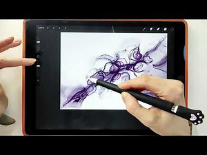 Alcohol ink in Procreate tutorial