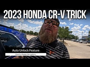 How to Auto-Unlock all your doors on the 2023 Honda CR-V