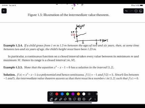 Calculus Limits 59: Intermediate Value Theorem Examples