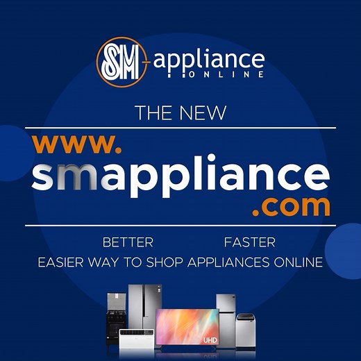 #TheNewSMAppliance is LAUNCHED! Shop NOW on our revamped website at www.smappliance.com for a better, faster, and easier way to shop appliances online!​ Join us on viber: https://bit.ly/3uNzk8V​ Per DTI Fair Trade Permit No. FTEB-126859 Series of 2021 | SM Appliance Center
