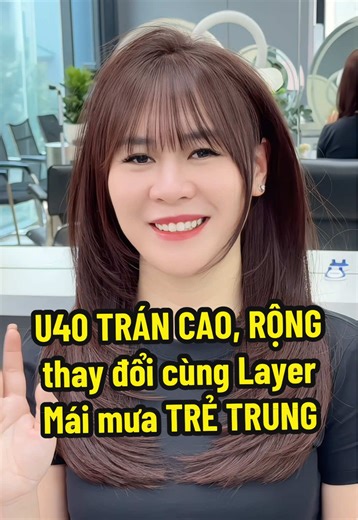 Biến Hình Với Tóc Layer Mái Mưa U40