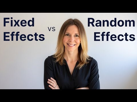 Fixed vs Random Effects (Finally Explained)