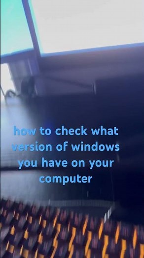 How to see what #windows version you have on your computer#windows11 #windows10