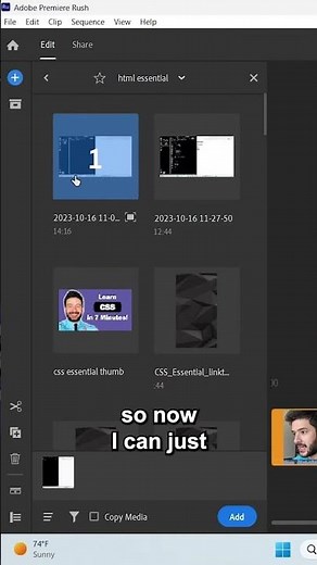 How to Add Video Files in Adobe Premiere Rush! Adobe Tutorial & Guide