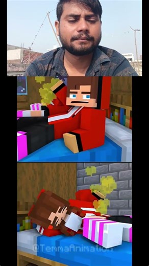 JJ and Mikey Morning Surprise Fail 💥😂 - MAIZEN Minecraft Animation #minecraft #shorts