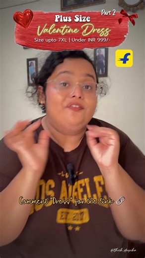 Deepika Sanjay Tambekar | Plus Size Fashion Creator ♥️✨ on Instagram: "Red is not just a color, it’s a whole mood ❤️ This beautiful red wrap long dress from Flipkart is perfect for Valentine’s Day, date nights, parties & weddings 💃✨ Designed especially for plus size beauties, this dress comes up to 7XL and is under ₹999 😍 It gives you the perfect mix of elegance, boldness & class – and trust me, it makes you look absolutely stunning 🌹 I am wearing size 4XL for reference. If you’re looking for