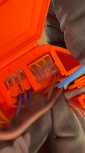 The customer bought a Hue light fitting that doesn't fit the typical wiring in many UK homes. Fortunately, this handy Wago junction box comes to the rescue. #electricalwork #lighting #junctionbox #wago | EFIXX
