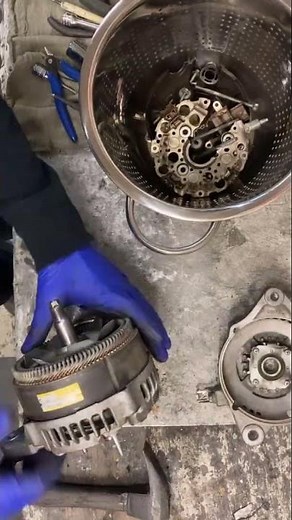 Alternator Toyota Corolla Disassembly #alternator #diy #howto #automotive #toyota #corolla