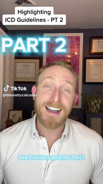 Highlighting tips for the ICD 10 Guidelines - PT 2 - *See Previous Post for Part 1*. #icd10guidelines #icdguidelines #highlighting #medicalcoding #cpc #aapc #medicalcodingandbilling #medicalcodingforbeginners #medicalcoder #medicalcoderstudent #medtiktok #codingtiktok #cpccourse #fyp #careerchange #workfromhome #careertiktok #revenuecycle #medicalcodingcertification #medicalcodingtraining
