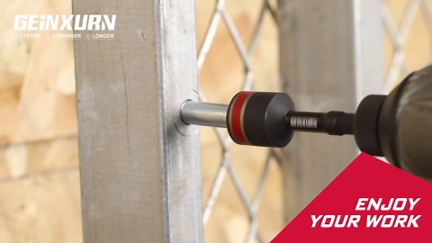 Impact Nut Driver Set, 16 Pieces 2.56”Long 3/8”6 Point Alloy Steel Magnetic SAE Nut Setter Set Use For Require Installing 1/4 Hex Shank Impact Driver with Portable Storage Cases