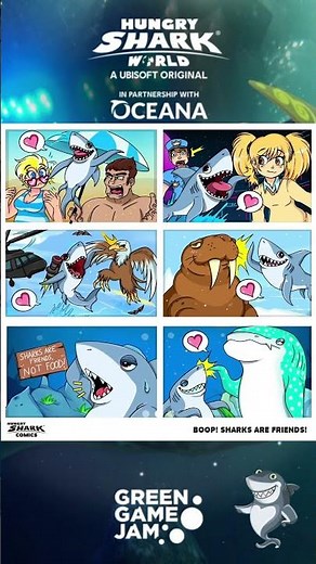 Hungry Shark Funny Comics Compilation #hungrysharkworld #hungrysharkworldnewshark #comics
