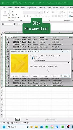 This PivotTable shortcut is just what I needed‼️ #excel
