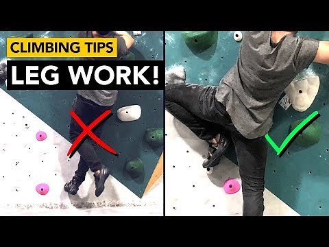Rock Climbing Tips: How to use your legs more effectively to avoid grip stress
