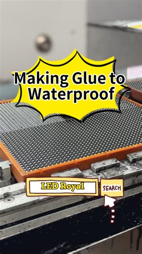 Glueing Process That Makes Modules Truly Waterproof #led #waterproof #ledmodule #glue