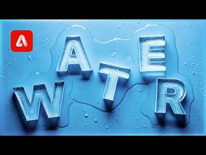 3D Ice Typography | Adobe Firefly Ai Prompts