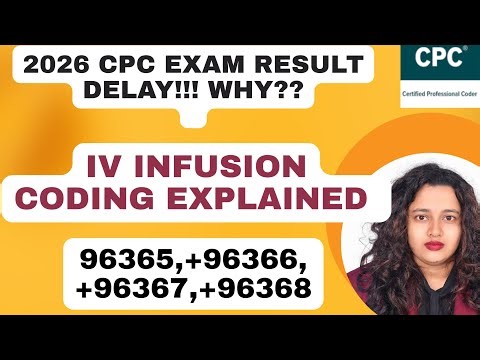 How to Code IV Infusion Medical charts explained with example #medicalcoding #cpc #cpcexamtips #cpc