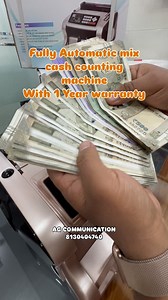 5.1K views · 227 reactions |  Fully Automatic Mix Cash Counting Machine  ✔️ Accurate & Fast Counting ✔️ Detects Fake Notes ✔️ 1-Year Warranty Best Price️  AG Communication 3729-A/3368, Main Road, Opp. Apni Rasoi, Near Metro Station Kanhaiya Nagar, Tri Nagar, Delhi – 110035  8130404740  @agcommunication.in | AG Communication | Facebook