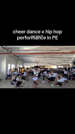 Cheer Dance Performance in PE with Hip Hop Fusion