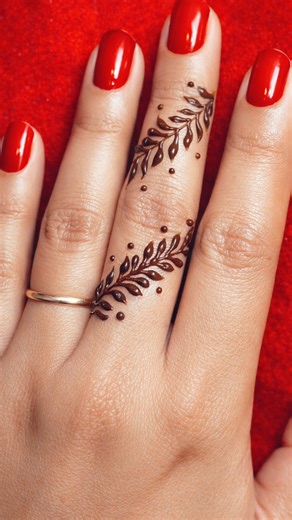 Latest finger 🔥mehndi designs// simple and easy finger mehndi designs #fingermehndi #viral #henna#yt