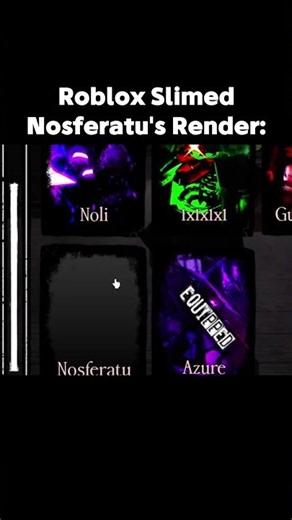 Nosferatu's Render Got Slimed #forsaken