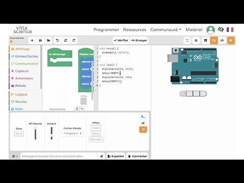 Tutoriel Vittascience ( Arduino)