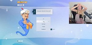 Alinity in disbelief after Q&A game “Akinator” coincidentally refreshes an old sore memory