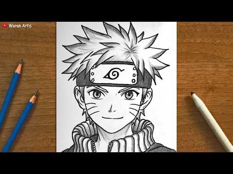 Easy Anime Drawing || How to Draw How to Draw Naruto Uzumaki || Easy Drawing Tutorial for Beginners