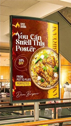 🔥 Smell This Design! Poster Design That Feels Real #shorts #shortsviral